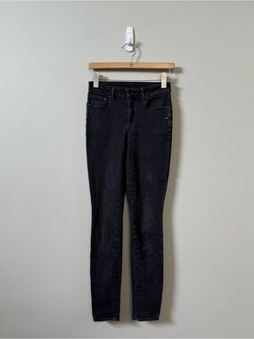 Paradise Mine Aritzia black high rise skinny jeans